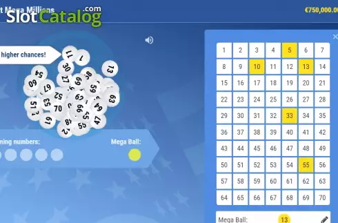 Скрин2. Instant Mega Millions слот