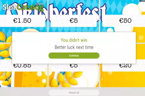 Скрин4. Oktoberfest (Zeal Instant Games) слот