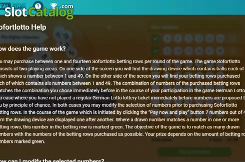 Скрин7. Instant German Lotto слот
