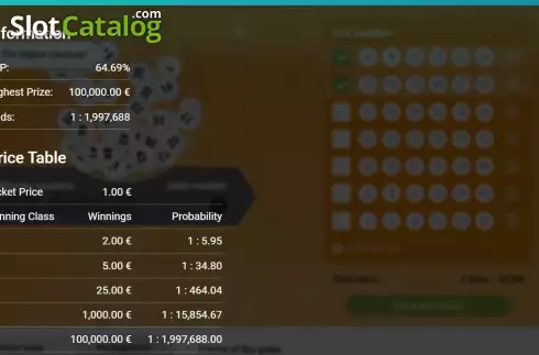 Скрин9. Instant German Lotto слот