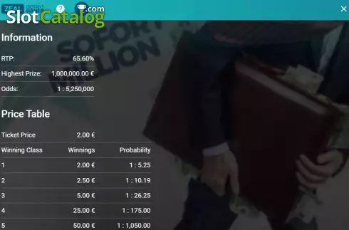 Скрин8. Sofort Million слот