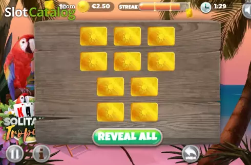Скрин4. Solitaire Tropical слот