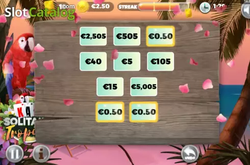Скрин6. Solitaire Tropical слот