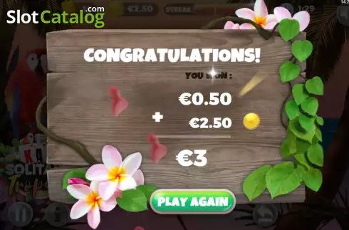 Скрин8. Solitaire Tropical слот
