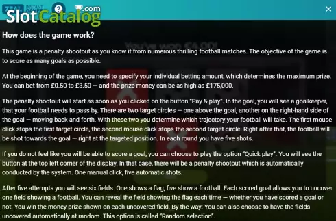 Скрин7. World Cup (Zeal Instant Games) слот