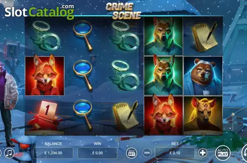 Скрин2. Crime Scene (Zeal Instant Games) слот