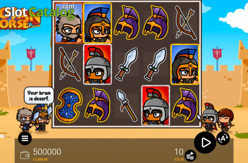 Скрин3. Trojan Horse Tiny Heroes слот