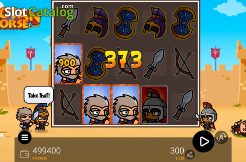 Скрин4. Trojan Horse Tiny Heroes слот