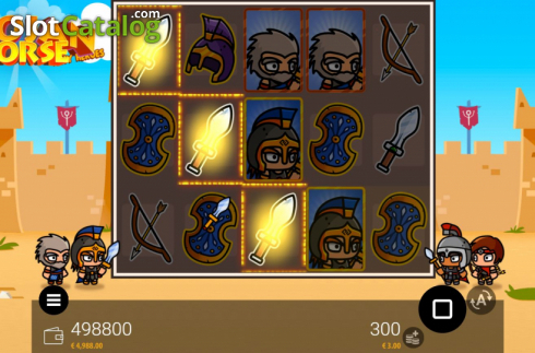Скрин5. Trojan Horse Tiny Heroes слот