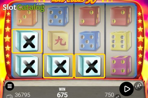 Скрин4. Mad Cubes 50 слот