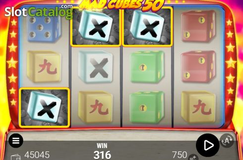 Скрин3. Mad Cubes 50 слот