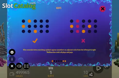 Скрин9. Bubbles and Pearls слот
