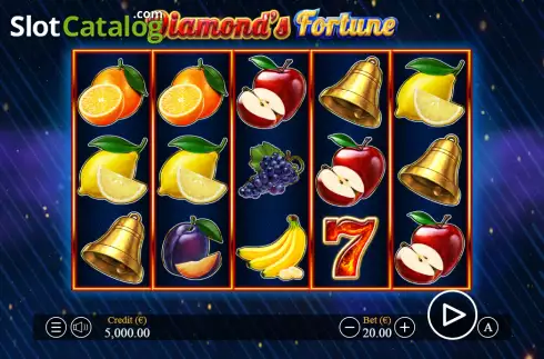 Скрин2. Diamond's Fortune слот