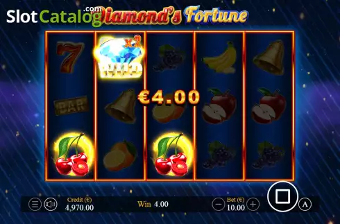 Скрин3. Diamond's Fortune слот