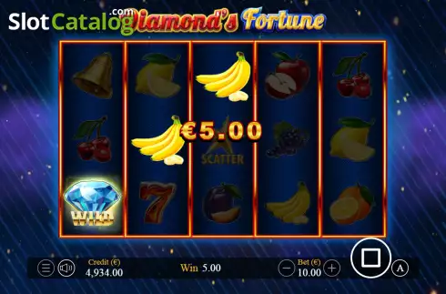 Скрин4. Diamond's Fortune слот