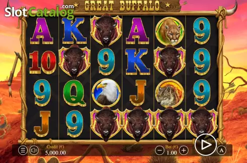 Скрин2. Great Buffalo слот