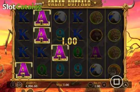 Скрин4. Great Buffalo слот