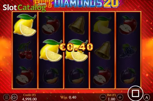 Скрин3. Hot Diamonds 20 слот