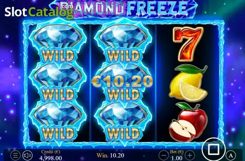 Скрин3. Diamond Freeze слот