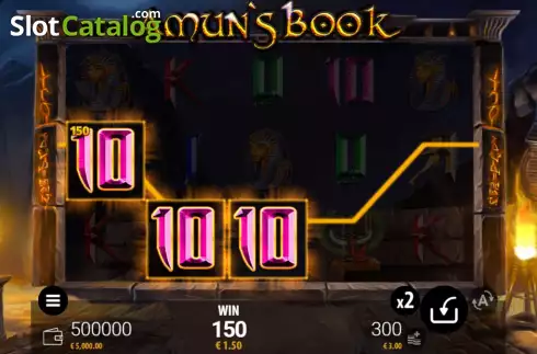 Скрин7. Amuns Book HD слот