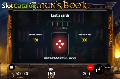 Скрин8. Amuns Book HD слот