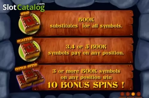Скрин8. Page of Fortune Deluxe слот