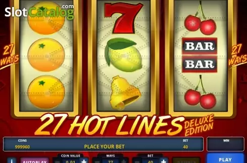 Скрин2. 27 Hot Lines Delux слот