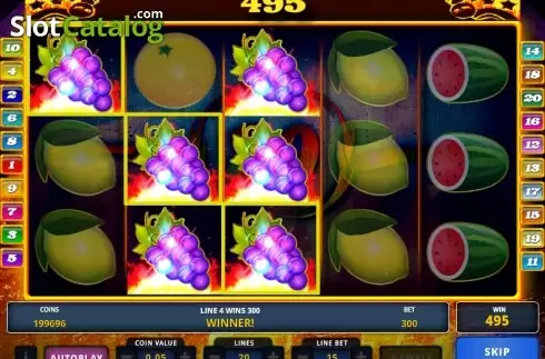 Скрин3. Fire Twenty Deluxe слот