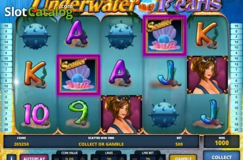 Скрин5. Underwater Pearls слот