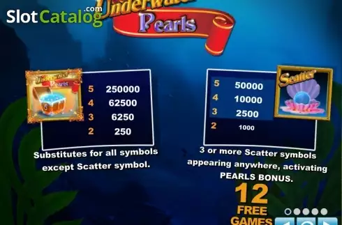 Скрин7. Underwater Pearls слот