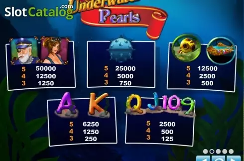 Скрин8. Underwater Pearls слот