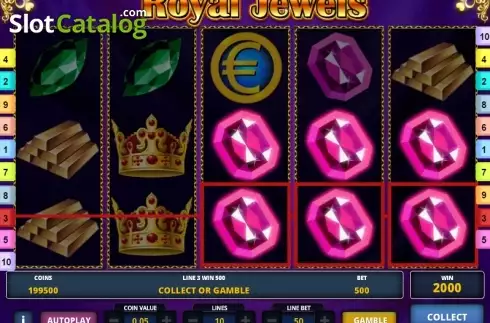 Скрин2. Royal Jewels (Zeus Play) слот