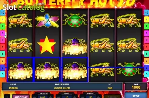 Скрин3. Butterfly Hot 10 слот