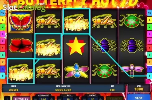 Скрин4. Butterfly Hot 10 слот