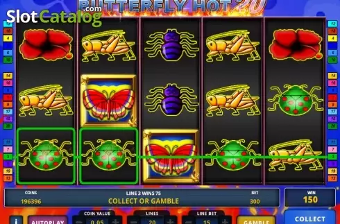 Скрин5. Butterfly Hot 20 слот
