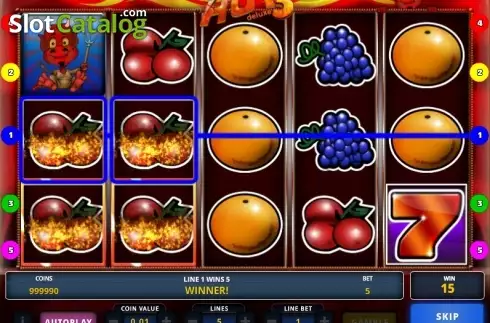 Скрин3. Hot 5 Deluxe слот