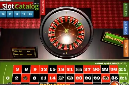 Скрин4. European Roulette 3D Deluxe слот