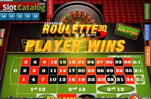 Скрин5. European Roulette 3D Deluxe слот