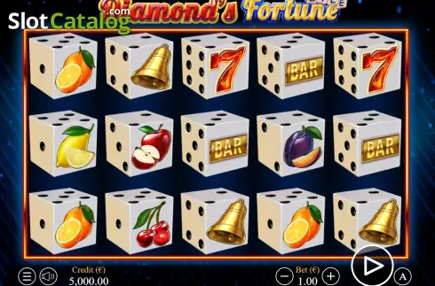 Скрин2. Diamond's Fortune Dice слот