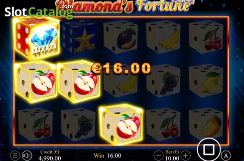 Скрин3. Diamond's Fortune Dice слот