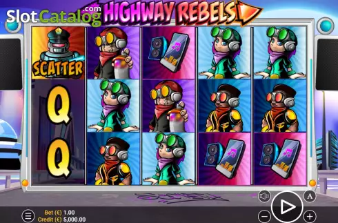 Скрин2. Highway Rebels слот