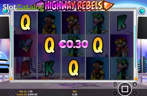 Скрин3. Highway Rebels слот