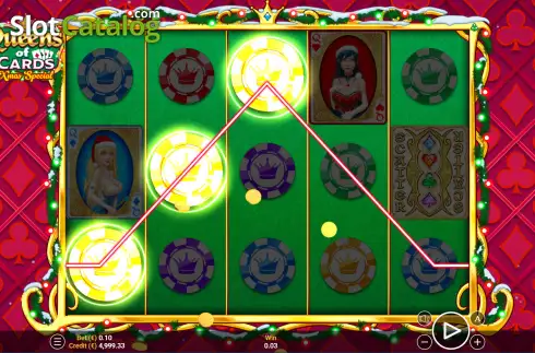 Скрин3. Queens of Cards: Xmas Special слот