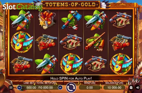 Скрин2. Totems of Gold слот