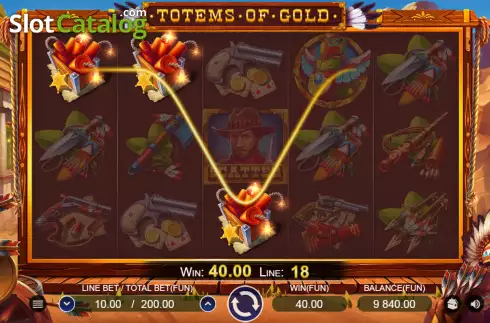 Скрин3. Totems of Gold слот