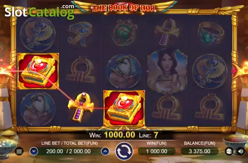 Скрин4. Book of Hor (Zillion Games) слот