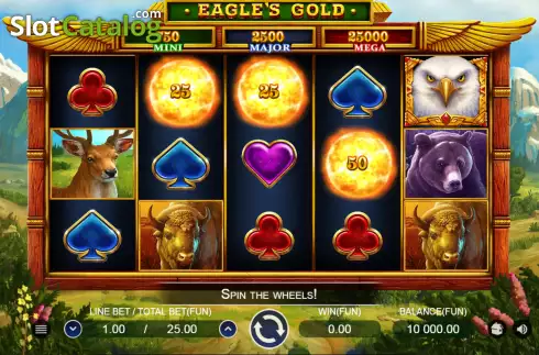 Скрин2. Eagle's Gold слот