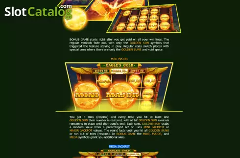 Скрин6. Eagle's Gold слот