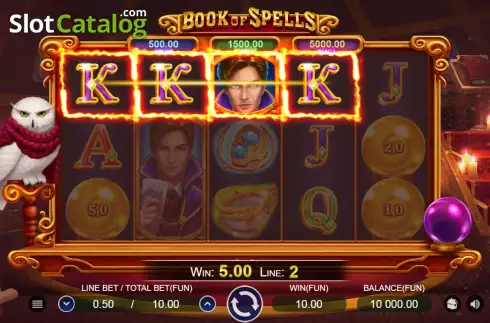 Скрин3. Book of Spells (Zillion Games) слот