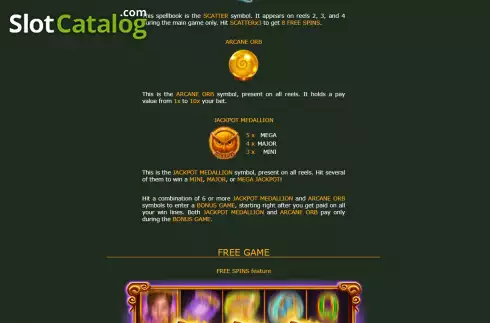 Скрин6. Book of Spells (Zillion Games) слот